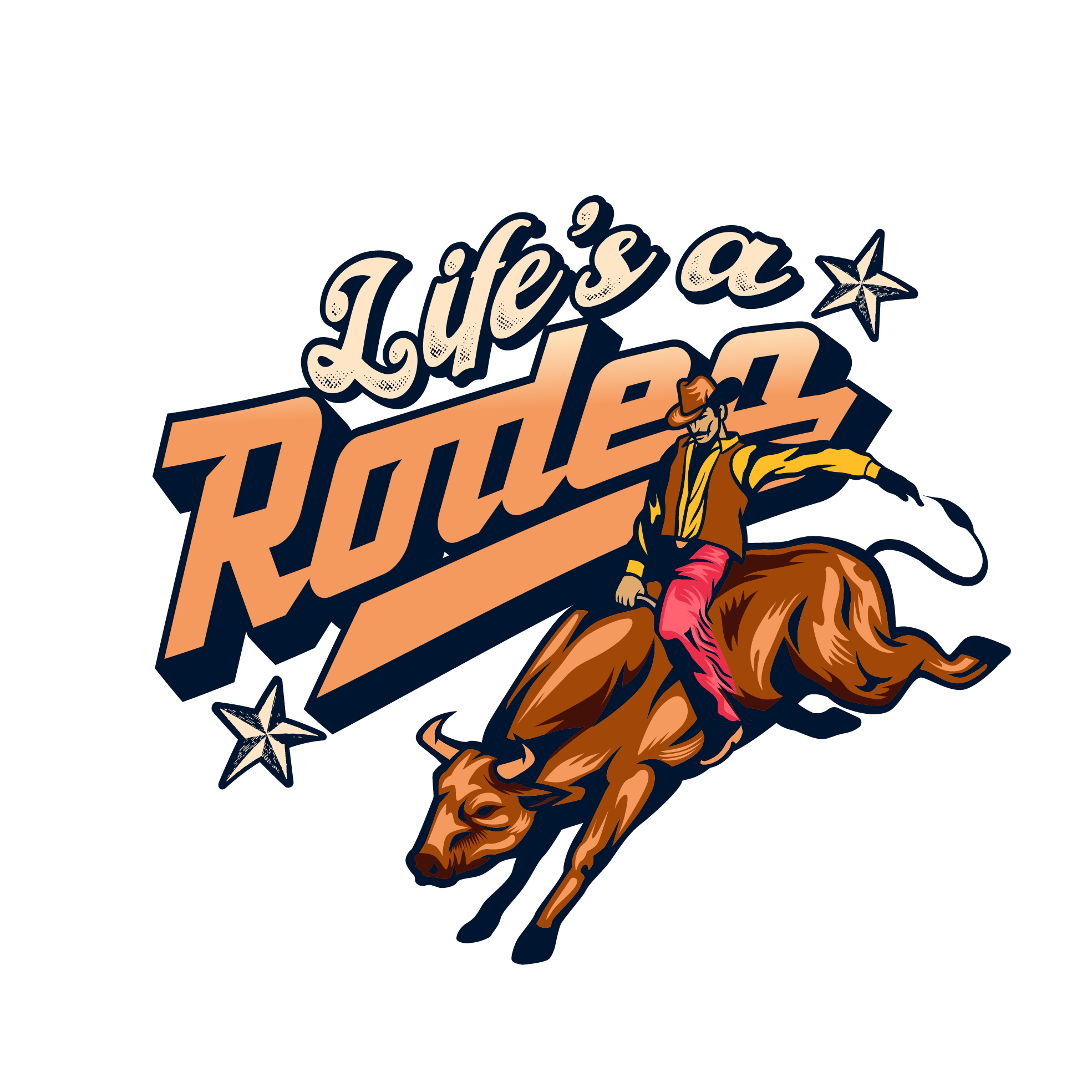 LIFE'S A RODEO logo